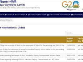 Navodaya Recruitment 2024