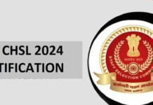 SSC CHSL 2024 Notification 2024 Out, Check Eligibility Details Now – SSC CHSL 2024